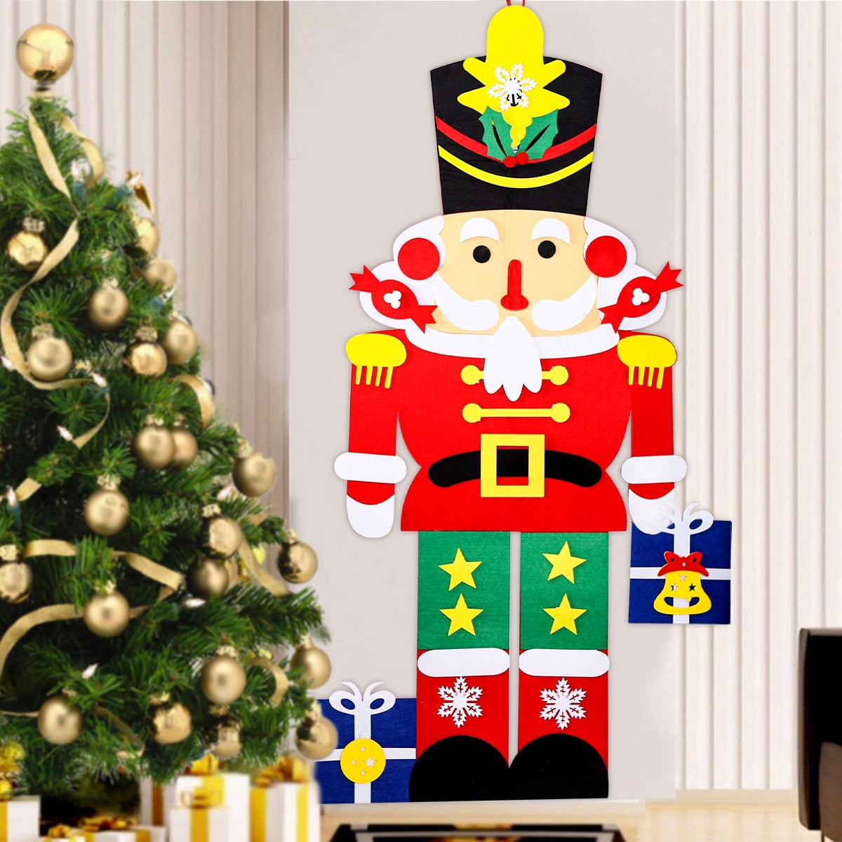 felt nutcracker christmas kids activity