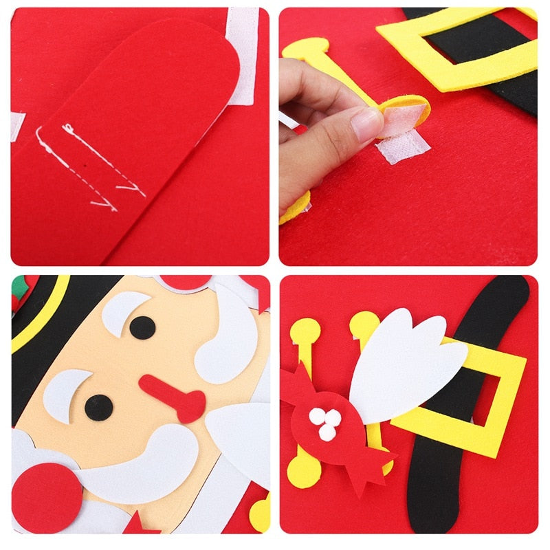 felt nutcracker christmas kids activity
