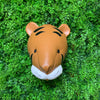 faux leather tiger head kids room jungle theme