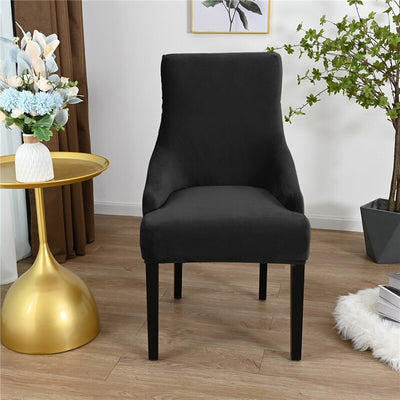 black velvet arm chair clip covers