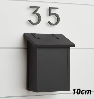 black floating large 4inch or 6inch address numbers  number 35