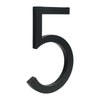 black floating large 4inch or 6inch address number 5 five