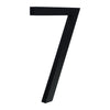 black floating large 4inch or 6inch address number 7 seven