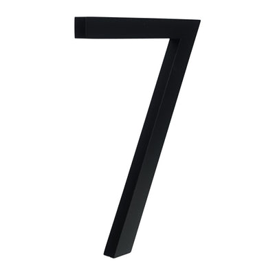black floating large 4inch or 6inch address number 7 seven