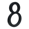 black floating large 4inch or 6inch address numbers 8 eight