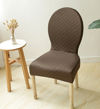 Diamond Lattice Round Top Chair Slipcovers for King Louis Chairs -  Winfinity Brands