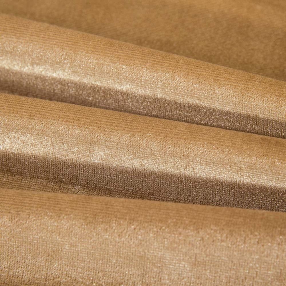 velvet futon sofa bed cover - khaki stretchy velvet material