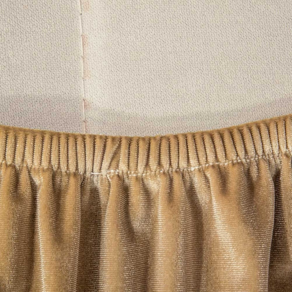 velvet futon sofa bed cover - khaki stretchy velvet material