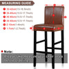 pu leather bar stool seat covers
