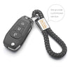 CREATEME™ Custom Lettering Woven Leather Detachable Key Ring