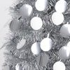 plastic silver garlard  tinsil tree