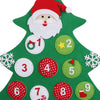 toddler christmas felt tree advent calendar for kids toddlers and babies