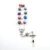 rainbow clay catholic decade rosary