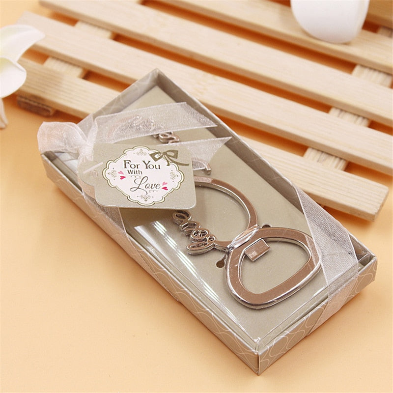love forever silver wedding bottle openers , wedding or engagement party favor gift  free shipping world wide - winfinity brands
