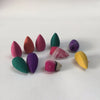 back flow incense, reverse burn incense, incense cones refill bulk