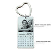 anniversary gift, couples gift, key chain with photo and calendar - winfinity brands