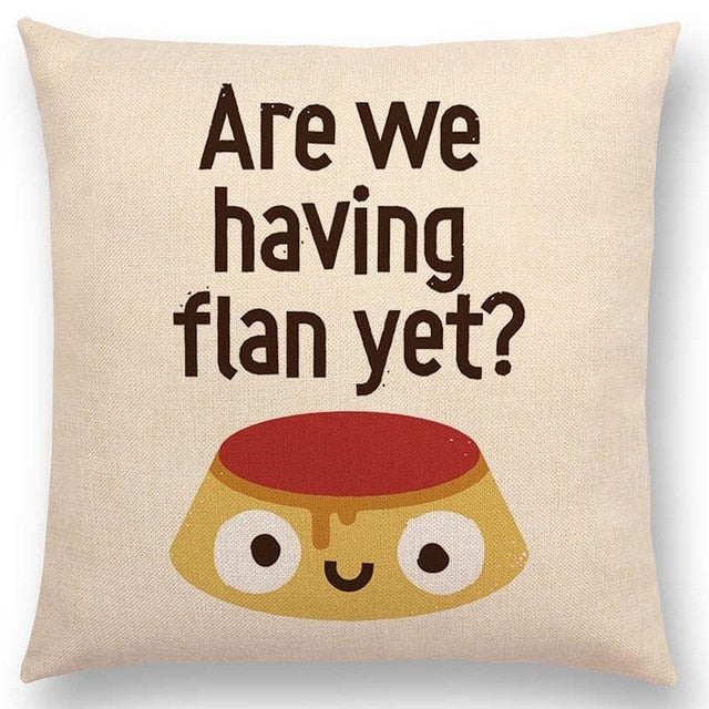 are we having a flan yet?