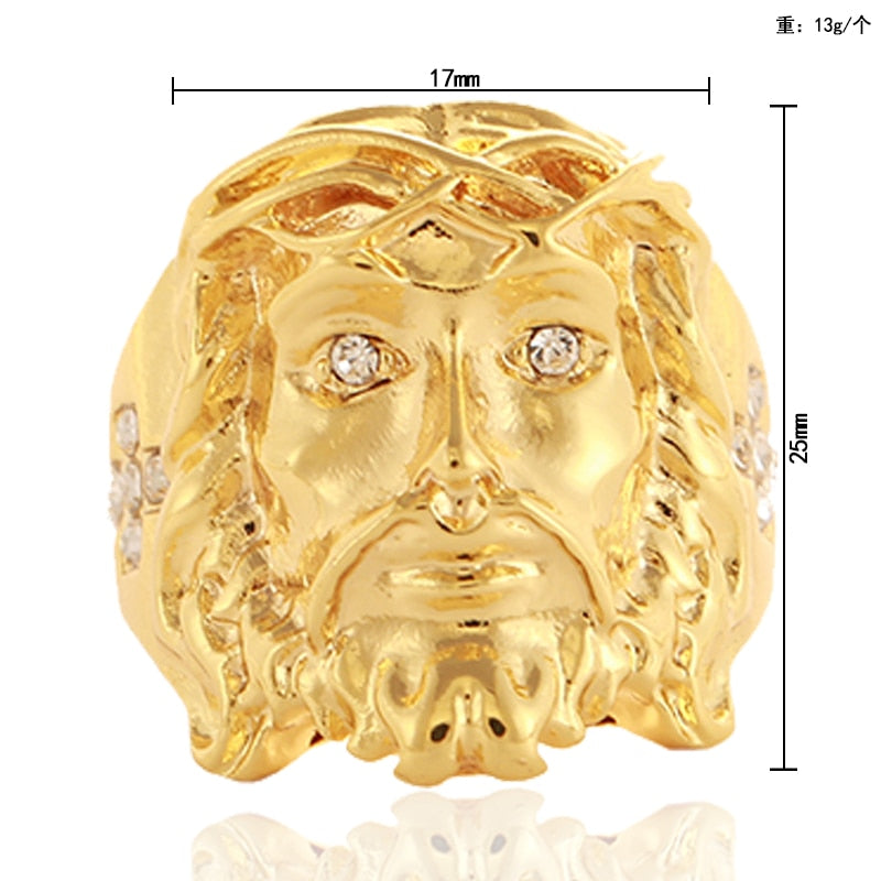 jesus christ golr ring affordable bling