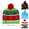 funny christmas light up hat beanie