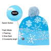 funny christmas light up hat beanie