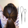 topsy tail, pony tail tool, hair styling loop tool