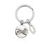 CREATEME™ Pinky Swear Promise Couples Initial Key Chain (Letters N to Z)