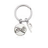 CREATEME™ Pinky Swear Promise Couples Initial Key Chain (Letters N to Z)