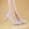 rhinestone crystal sawarski shoes peep toe