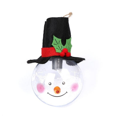 snow globe christmas ornament, snowman