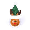 snow globe christmas ornament, reindeer,