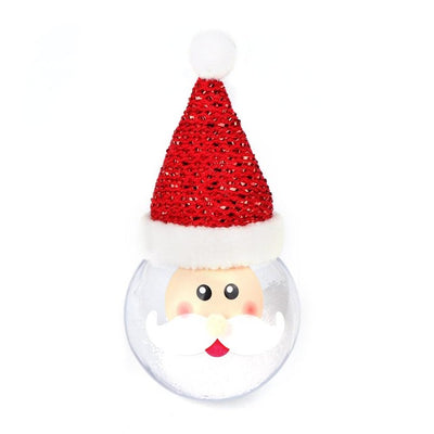 snow globe christmas ornament, santa