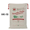 christmas sack, santa delivery sack, north pole expess