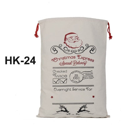 christmas sack, santa delivery sack, christmas express special delivery