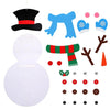 felt snowman, DIY snowman, christmas felt snowman, kids christmas, arts and crafts christmas kids