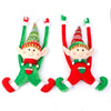hanging elf, elf on shelf, elf decor christmas, hanging elf from stair case