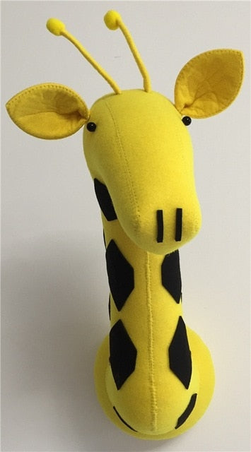 giraffe faux taxi dermy handmade wall decor stuffed animal for kids room
