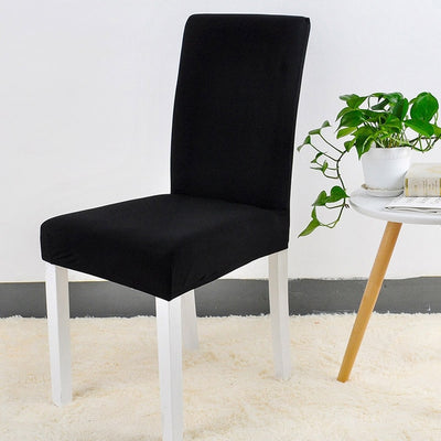 black color dining chair slip cover spandex