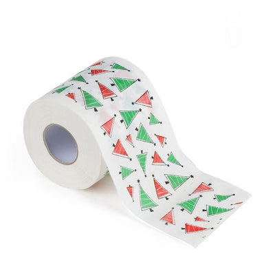 christmas toilet paper, christmas printed toilet paper, funny Christmas novelty gift, Christmas party decor