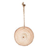 rustic christmas free decor - wood timber pendants christmas tree - winfinity brands  DIY