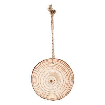 rustic christmas free decor - wood timber pendants christmas tree - winfinity brands  DIY