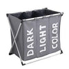 triple bin laundry storage hamper free shipping world wide - winfinity brands