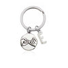 CREATEME™ Pinky Swear Promise Couples Initial Key Chain (Letters A to M)