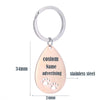personalized dog key chain. pet photo key chain gift rose gold