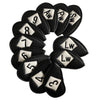 gold club covers front and back premium quality black color waterproof