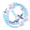 CREATEME™ Classic Rosary with Optional Personalization in Square Letter Beads