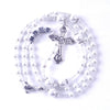 CREATEME™ Classic Rosary with Optional Personalization in Square Letter Beads