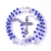 CREATEME™ Classic Rosary with Optional Personalization in Square Letter Beads