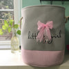 little girl ballerina theme laundry hamper bln