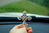 cross crucifix air fresher car - winfinity brands