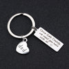 drive safe daddy we need you here with us, dad gift fathers day gift key chain